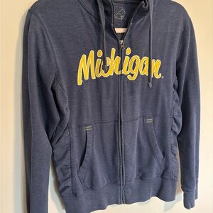 Michigan Navy Blue Hoodie- Small